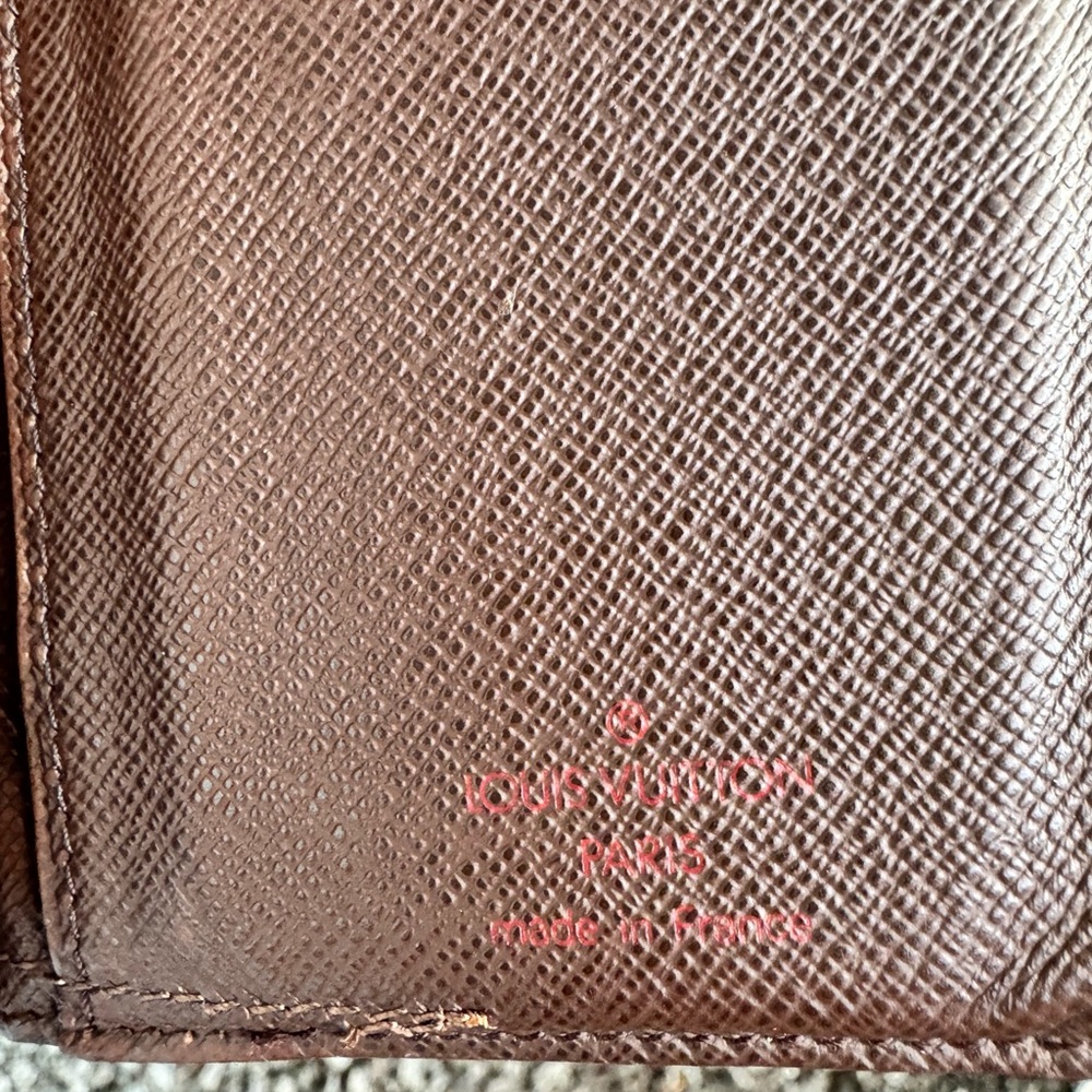 Louis Vuitton Damier Ebene Long Wallet – Authentic, Made in France, Rehab - Picture 11 of 13